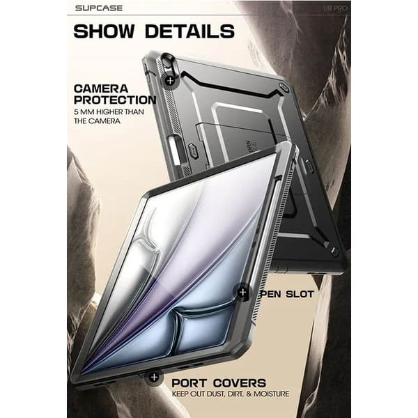 SUPCASE UB Pro tabletcover til Apple iPad Air 13 (2026) - Sort