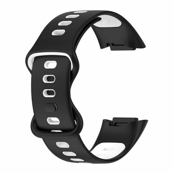 Twin Sport urrem til Fitbit Charge 6 - Hvid/sort