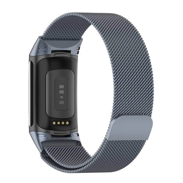 Milanese kellon ranneke Fitbit Charge 5 - Harmaa