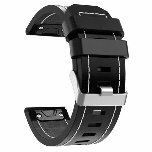 LÃ¦der urrem easyfit til Garmin Enduro 3 - Sort