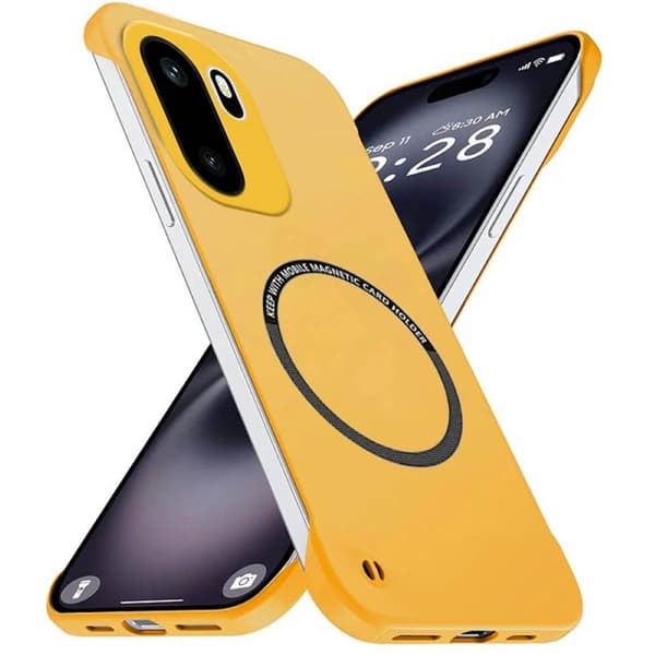 Magnetic Slim Case til OnePlus 15R - Canary yellow