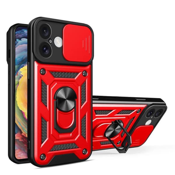 Jazz 3i1 cover til Apple iPhone 16 Plus - RÃ¸d