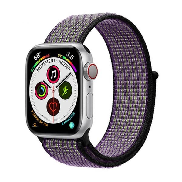 Nailon kellon ranneke Apple Watch 5 (44mm) - Desert Sand