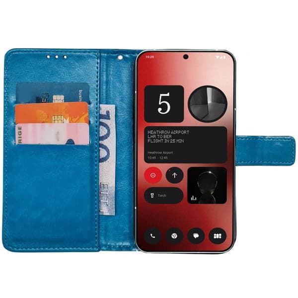 Wallet cover 3-kort til Nothing Phone 2a Plus - Lyseblå
