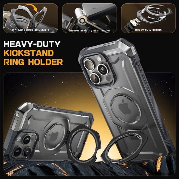SUPCASE UB Grip deksel til Apple iPhone 16 Pro Max - Grey