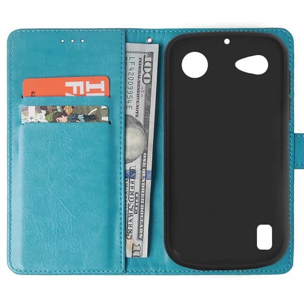 Wallet cover 2-kort til Doro Leva L11s - LyseblÃ¥