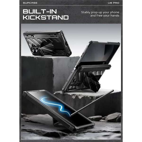 SUPCASE UB Pro deksel til Samsung Galaxy Z Fold 7 - Svart