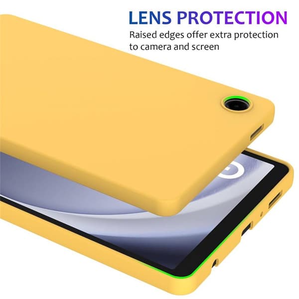 Liquid silikone tabletcover til Samsung Galaxy Tab A9 - Gul