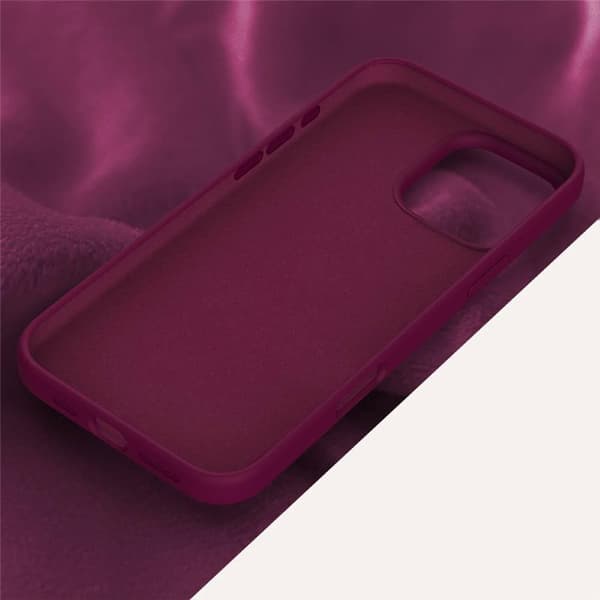 Liquid silikon deksel til Apple iPhone 16 Pro - True Berry