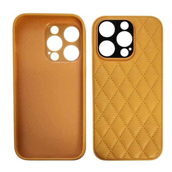 Rhombus deksel til Apple iPhone 14 Pro Max - Gul