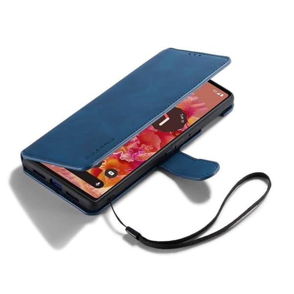 DG-Ming Wallet cover 3-kort til Google Pixel 6 - Blå