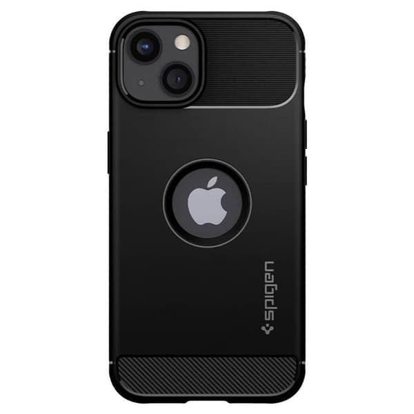 Spigen Rugged Armor deksel til Apple iPhone 13 - Svart