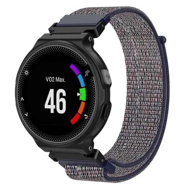 Nylon Kellon ranneke Garmin Forerunner 735XT - Midnightblue