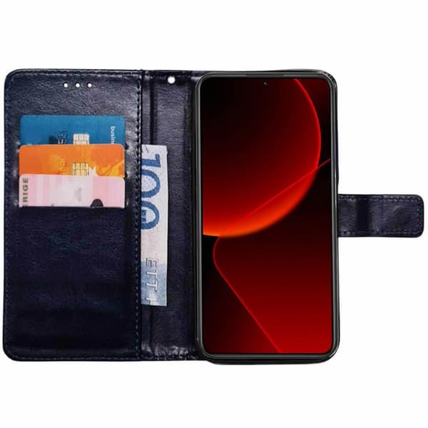 Wallet cover 3-kort til Xiaomi 14 - Mørkeblå