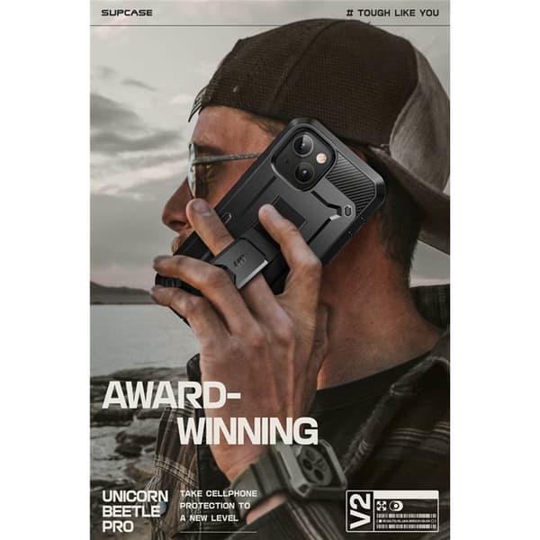 SUPCASE UB Pro kotelo Apple iPhone 15 - Musta