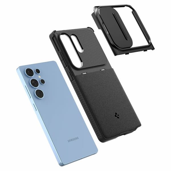 Spigen Optic Armor cover til Samsung Galaxy S25 Ultra - Sort