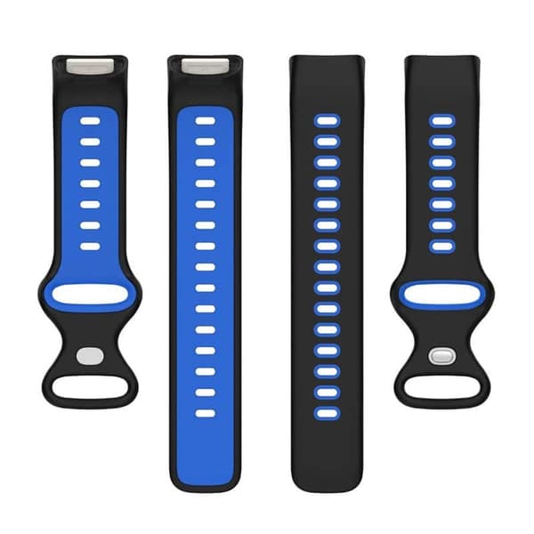 Twin Sport urrem til Fitbit Charge 5 - Sort/blå