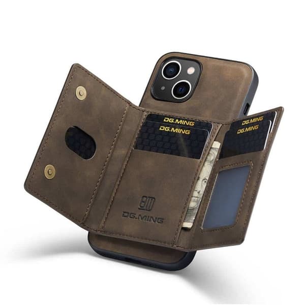 DG-Ming M2 skal till Apple iPhone 15 Plus - Coffee