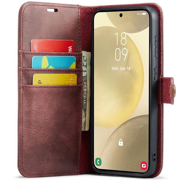Wallet DG-Ming 2i1 til Samsung Galaxy S26 Plus - RÃ¸d