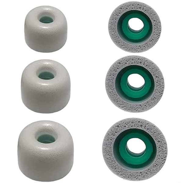 Øreputer Foam 6-pak til Samsung Galaxy Buds FE - Grå