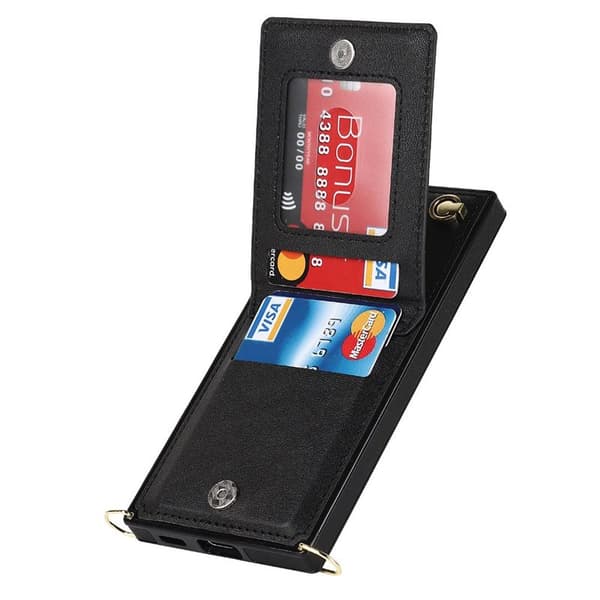 Zipper halskæde cover til Samsung Galaxy S24 Plus - Sort