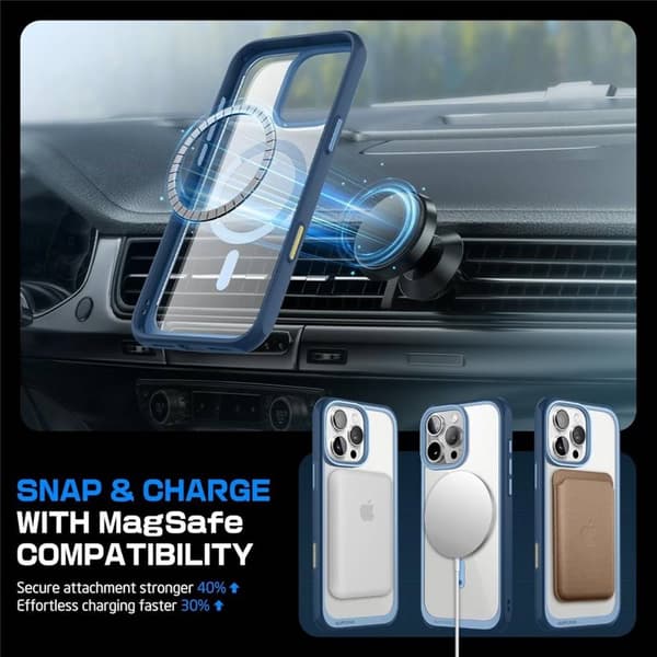 SUPCASE UB Mag deksel til Apple iPhone 16 Pro Max - Azure