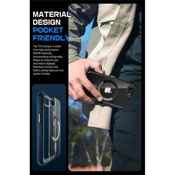 SUPCASE UB Mag cover til Apple iPhone 17e - Sort