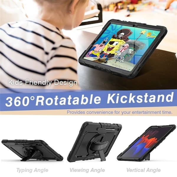 Hybriddeksel med skulderstropp til Samsung Galaxy Tab S7 Plus -