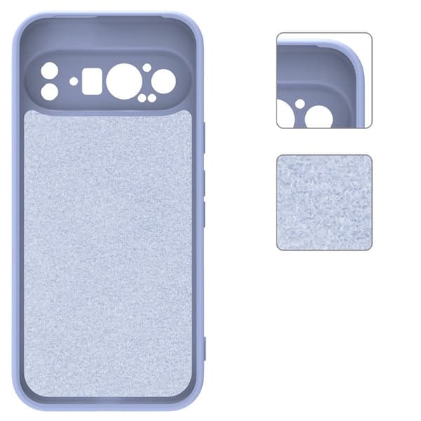 Liquid silikone cover til Google Pixel 9 Pro - Lavender