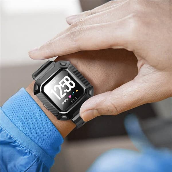 SUPCASE UB Pro til Fitbit Versa - Svart