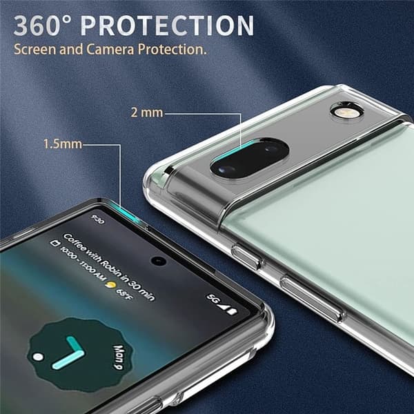 PCH gennemsigtig silikone cover til Google Pixel 8