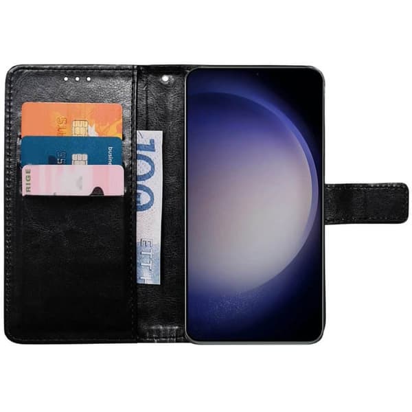 Wallet cover 3-kort til Samsung Galaxy S23 Plus - Sort
