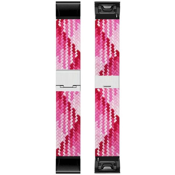 Flettet Urrem til Garmin Instinct 3 (45mm) - Gradientred