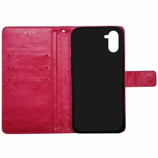 Wallet cover 3-kort til OnePlus Nord CE5 - Lyserød