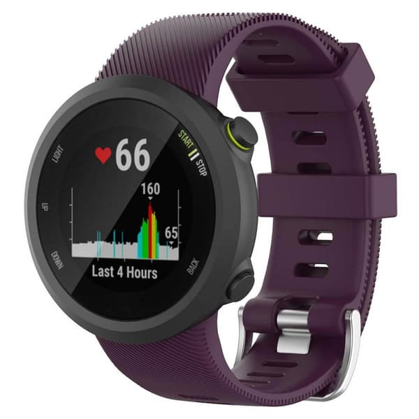 Sport Kellon ranneke Garmin Forerunner 45 Plus - violetti