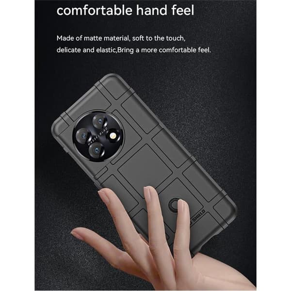 Rugged Shield cover til OnePlus 11 - Sort