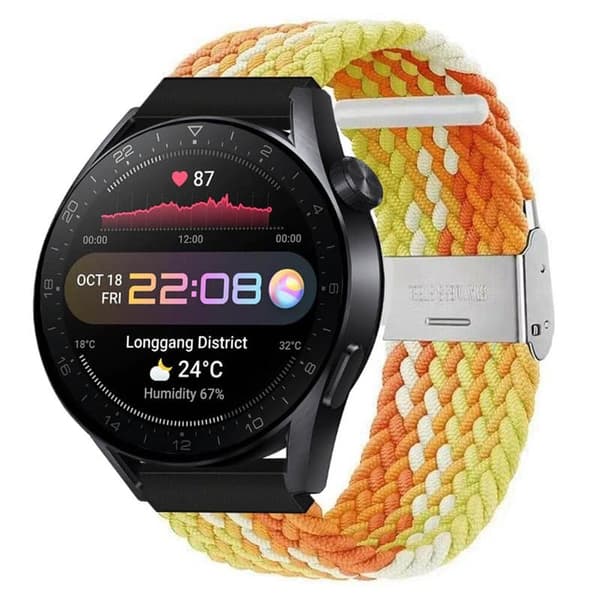 Flettet Elastisk urrem til Huawei Watch 3 Pro (48mm) - Gradiento