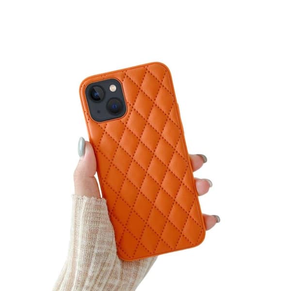 Rhombus deksel til Apple iPhone 14 Plus - Oransje