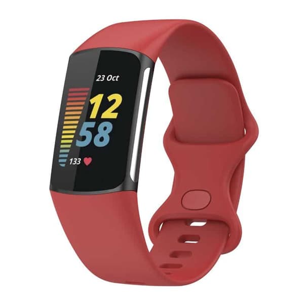 Sport urrem til Fitbit Charge 5 (L) - Röd