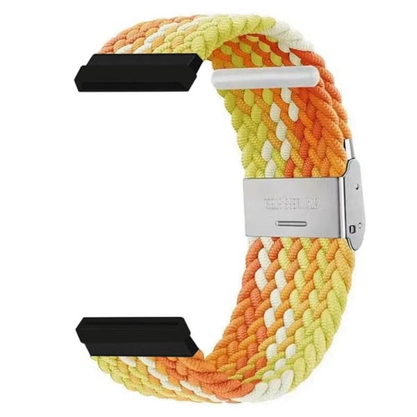 Punottu kellon ranneke Fitbit Versa 4 - Gradient orange