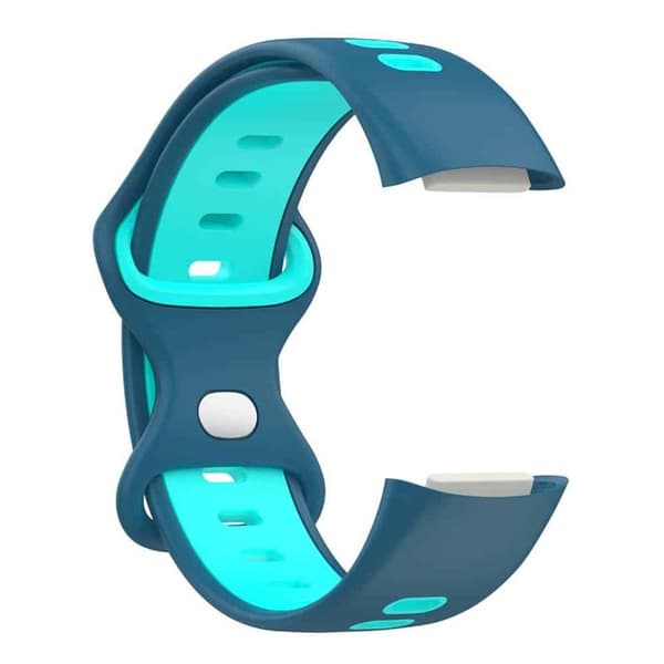 Twin Sport urrem til Fitbit Charge 6 - BlÃ¥/turkis
