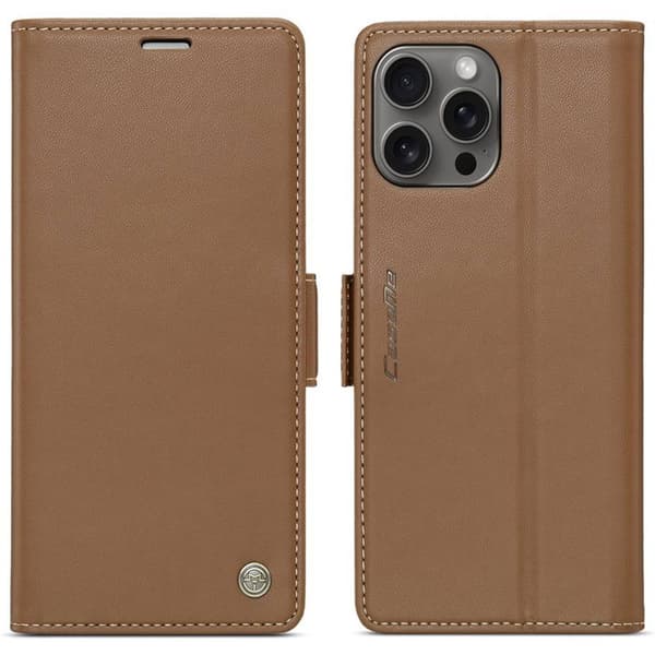 CaseMe mobildeksel 023 til Apple iPhone 16 Pro - Brun