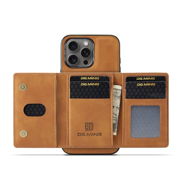 DG-Ming M2 deksel til Apple iPhone 16 Pro - Brun