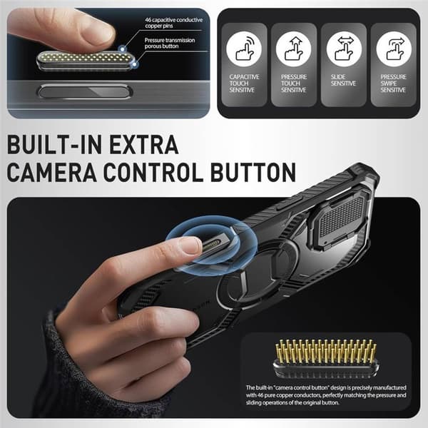 i-Blason Armorbox kotelo Apple iPhone 16 Pro - Musta
