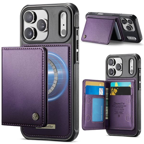CaseMe C69 2i1 deksel til Apple iPhone 17 Pro Max - Purple pulse