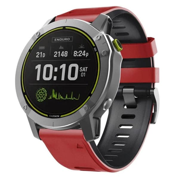 Twin kellon ranneke Garmin Endoro 2 - Punamusta