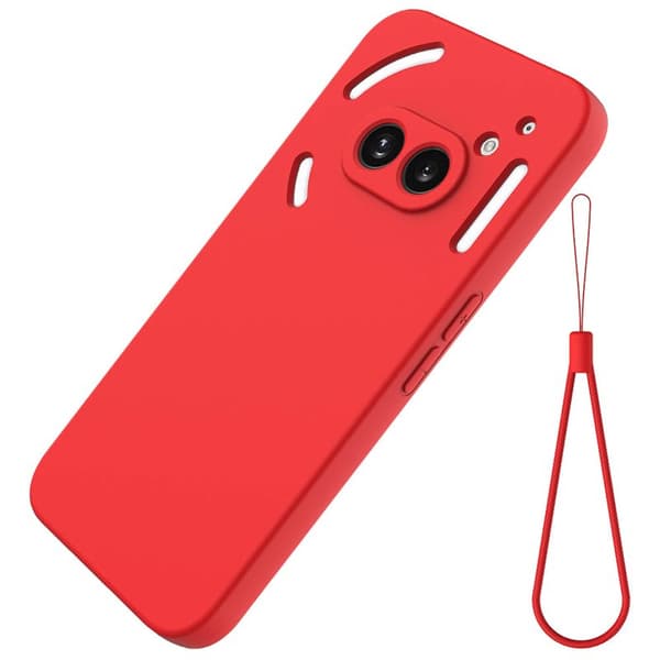 Liquid silikondeksel til Nothing Phone 2a Plus - China Red