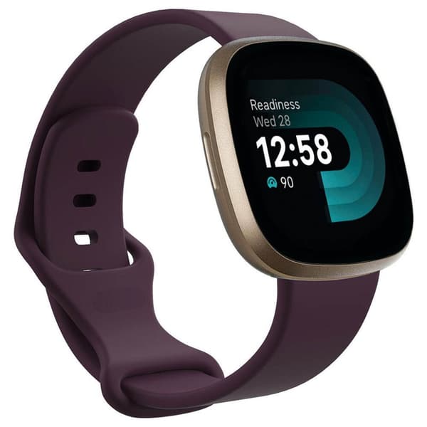 Sport Kellon ranneke Fitbit Versa 4 - Liila