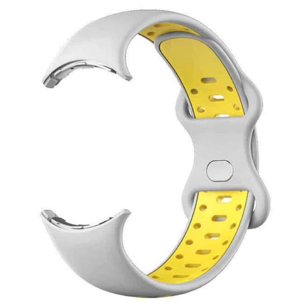 Twin kellon ranneke Google Pixel Watch 3 (41mm) - Harmaa/keltain