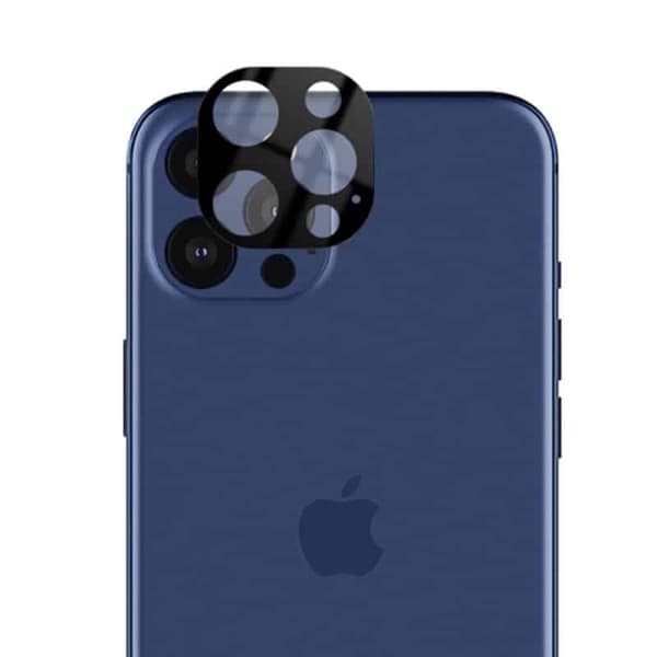Kamera linse glas til Apple iPhone 12 Pro - Sort